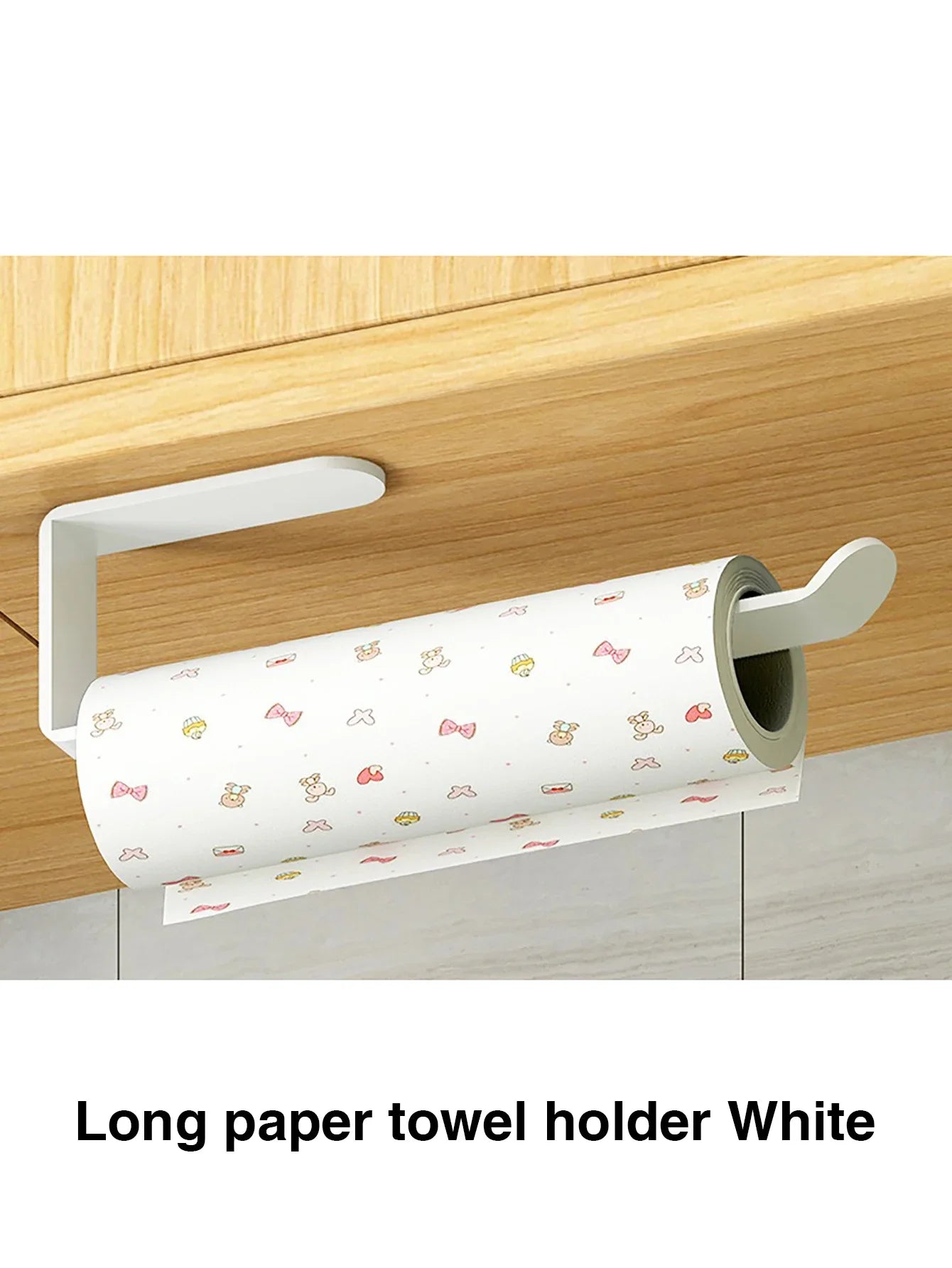 Kitchen Paper Towel Holder Adhesive Tissue Hanger Toilet Roll Paper Dispenser Cabinet Storage Napkin Rack Bathroom Accessories