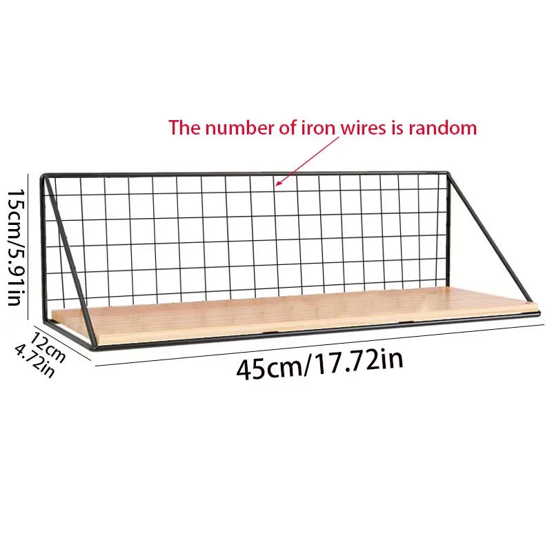 Étagère murale avec panier