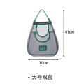 Reusable Storage Bags Kitchen Hanging Mesh Bag Home Fruit And Vegetable Storage Net Bag For Ginger Garlic Potatoes Onions