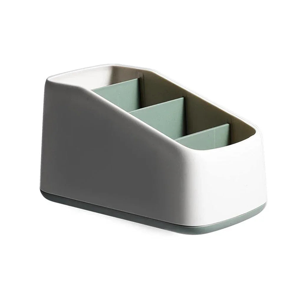 Remote Control Holder Storage Box TV Remote Control Phone Trapezoidal Storage Box Stationery Organizer Hotel Storage Supplies