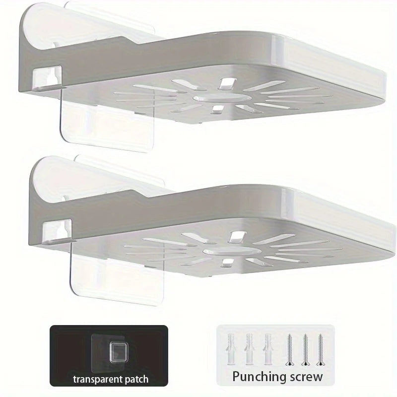 Universal Non-Drilling Wall Mount for CCTV Camera - Durable and Space-Saving Storage Holder