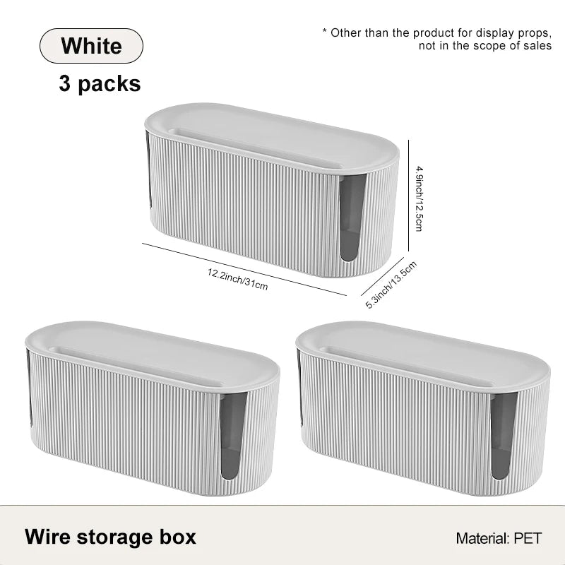 Nordic Plug Board Storage Box Cable Wire Organizer Case Socket Wireless WiFi Router Bracelet Desktop Data Line Plug Holder Shelf