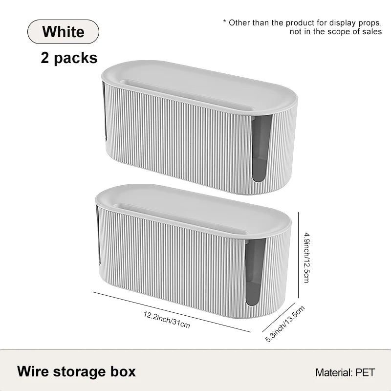 Nordic Plug Board Storage Box Cable Wire Organizer Case Socket Wireless WiFi Router Bracelet Desktop Data Line Plug Holder Shelf