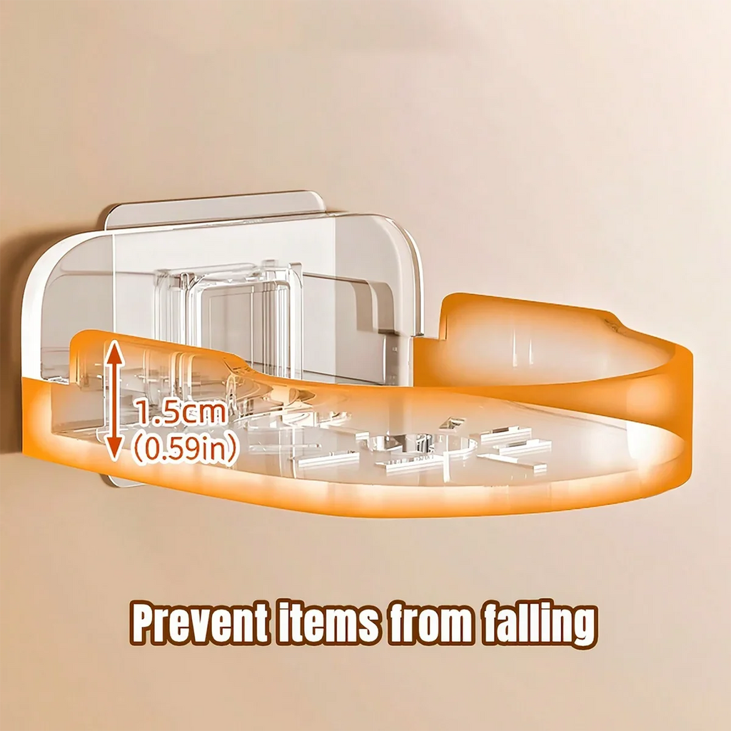 Universal Non-Drilling Wall Mount for CCTV Camera - Durable and Space-Saving Storage Holder